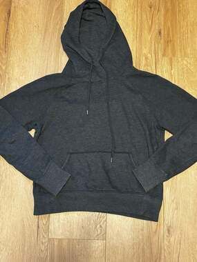Victoria's Secret VSX Sport Graphic Hoodie Charcoal Grey Size Small